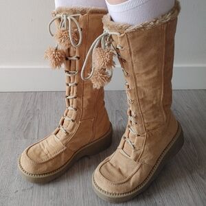 Y2K Bratz inspired suede boots